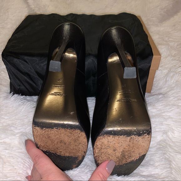 YSL Tribute Two Black Stiletto Heels - Picture 6 of 16